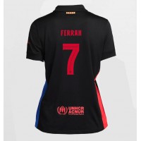 Barcelona Ferran Torres #7 Vieraspaita Naiset 2024-25 Lyhythihainen